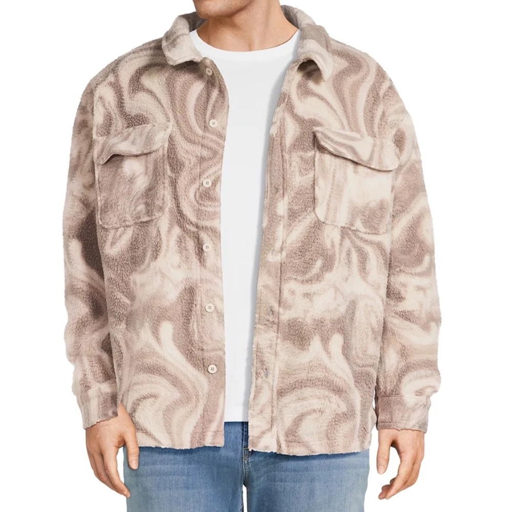 No Boundaries Men's Faux Sherling Jacket Size XXL